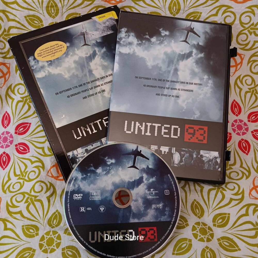 United 93 - Rated R - 2006 DVD Release - Widescreen Version - 9/11 Docudram
